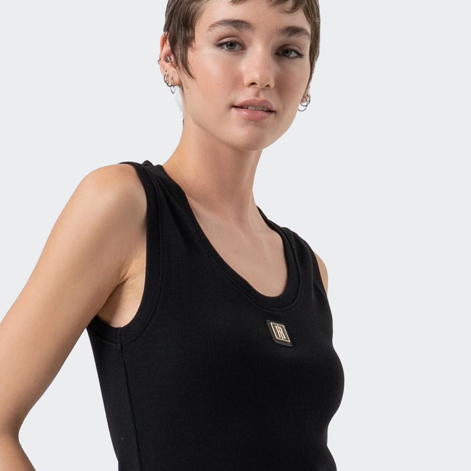 Fracomina Logo Tank Top