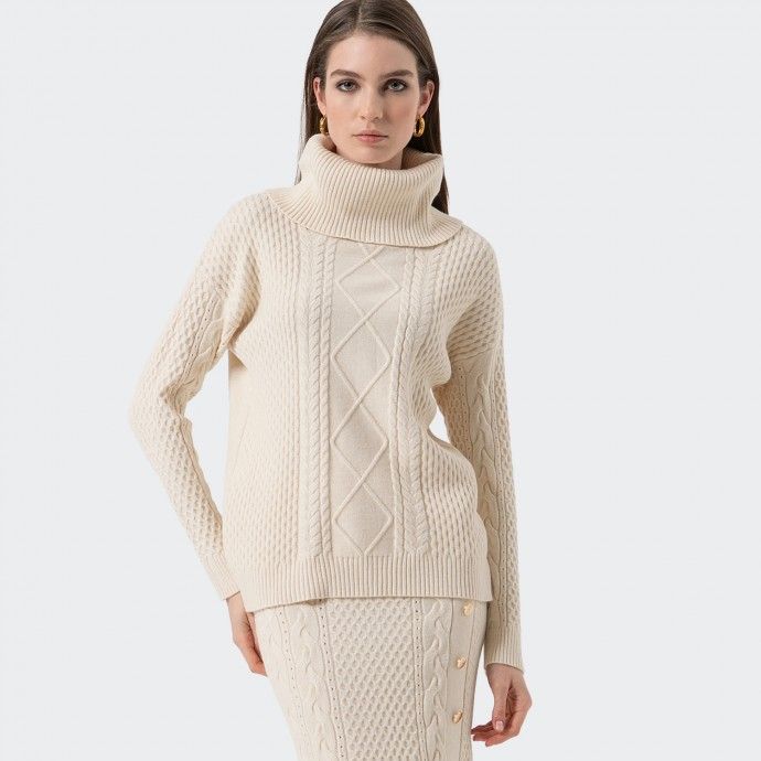 Camisola de Malha Oversize Fracomina