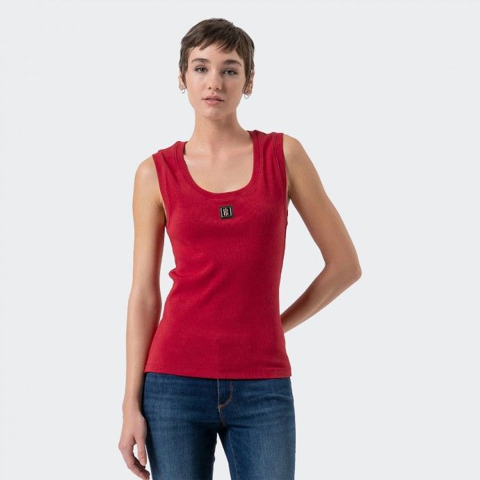 Fracomina Logo Tank Top