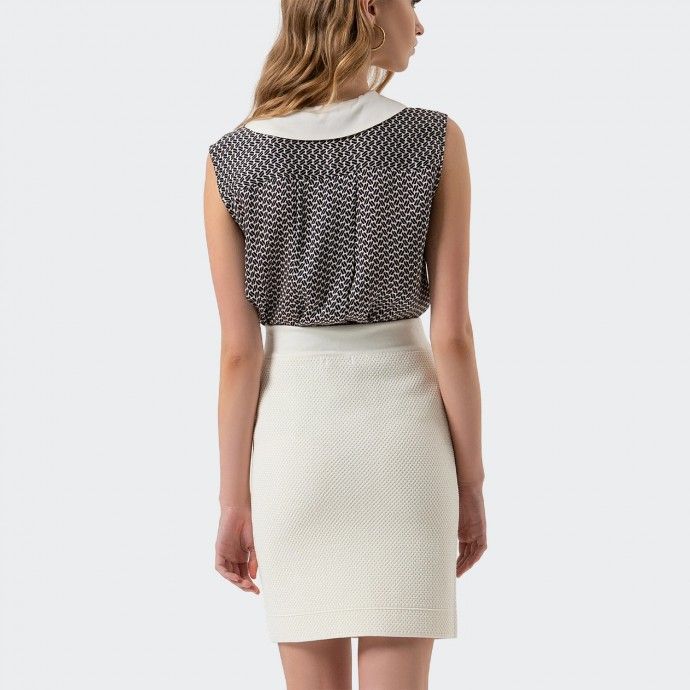 Fracomina Mesh Mini Skirt