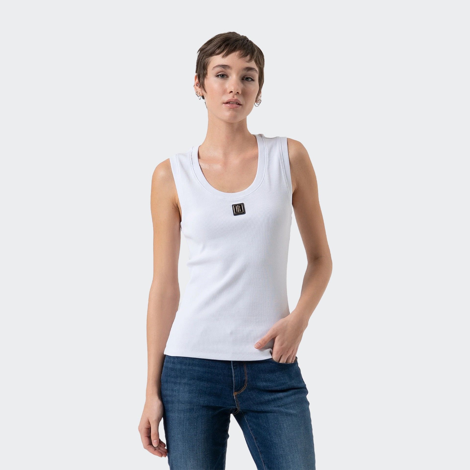 Débardeur avec logo Fracomina