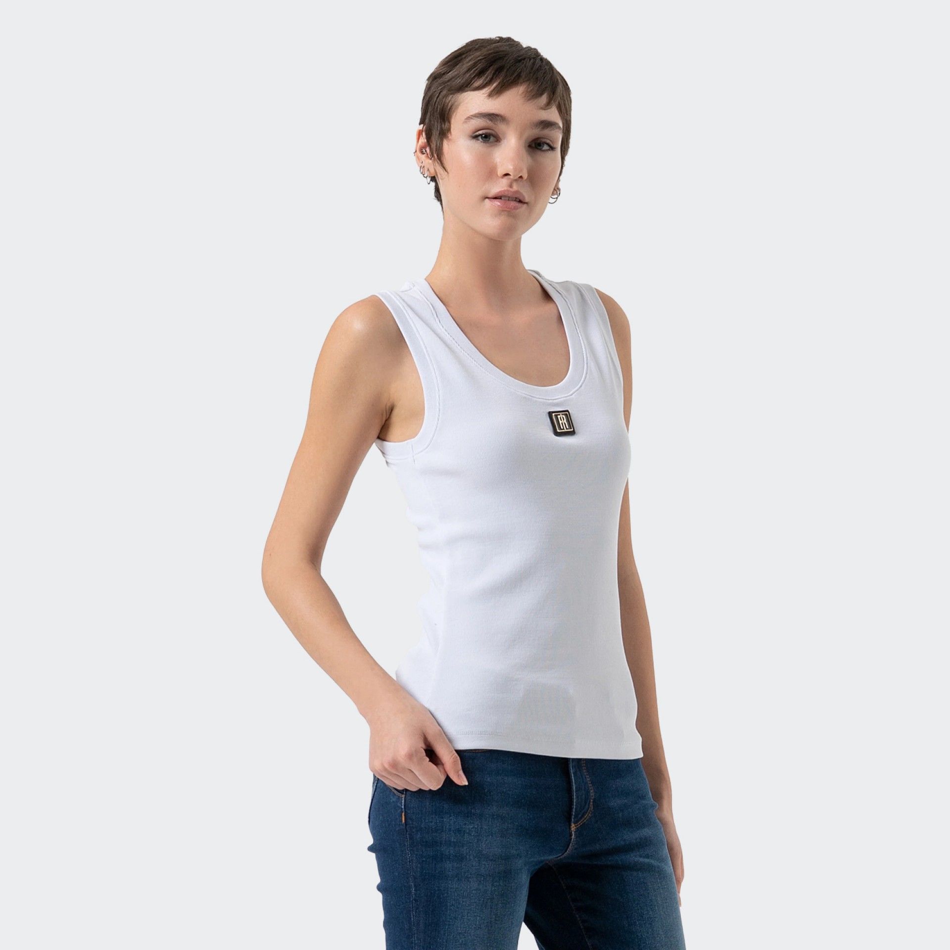 Débardeur avec logo Fracomina