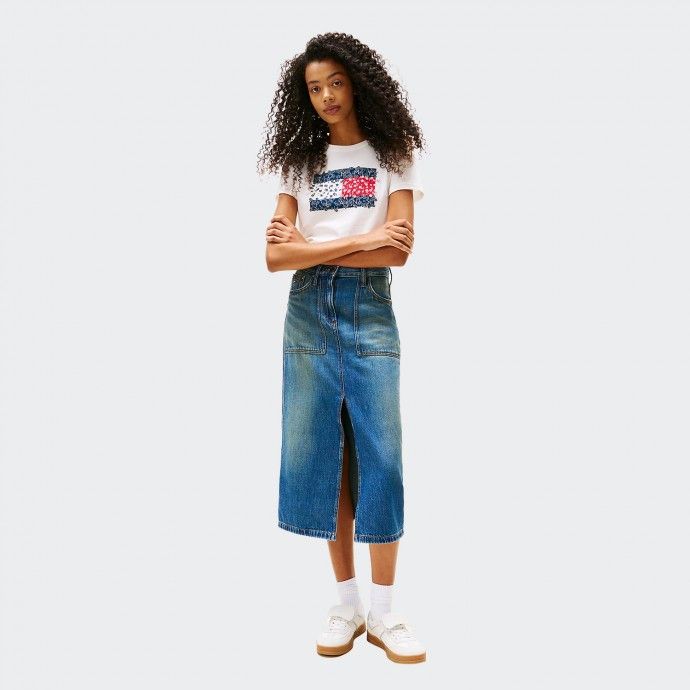 Tommy Jeans Floral Logo T-Shirt