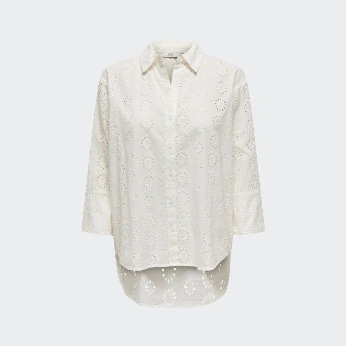 Camisa com bordado ingls JDY Taille