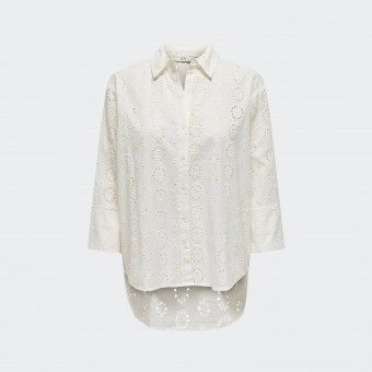 Camisa com bordado ingls JDY Taille