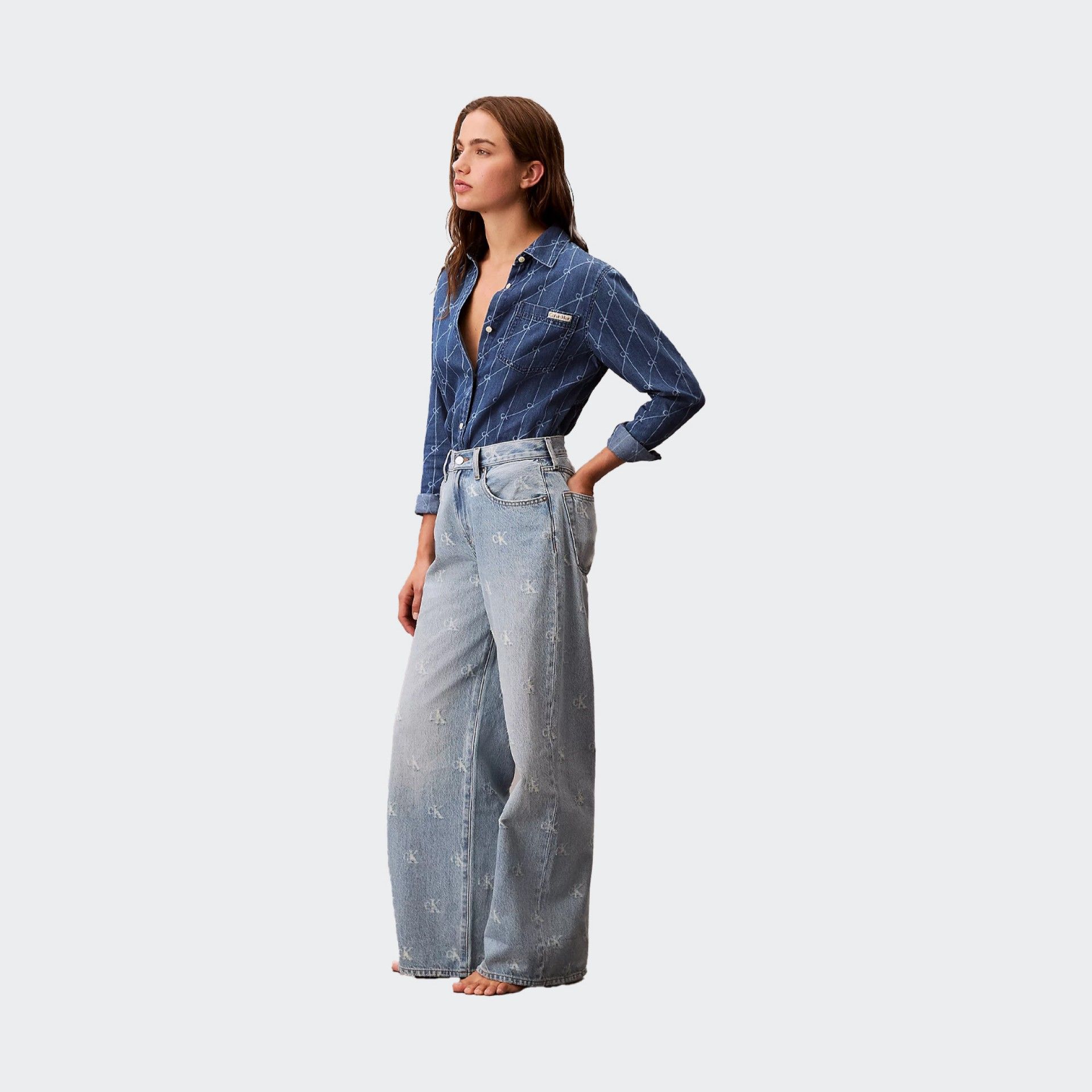 Calvin Klein Wide Leg Jeans