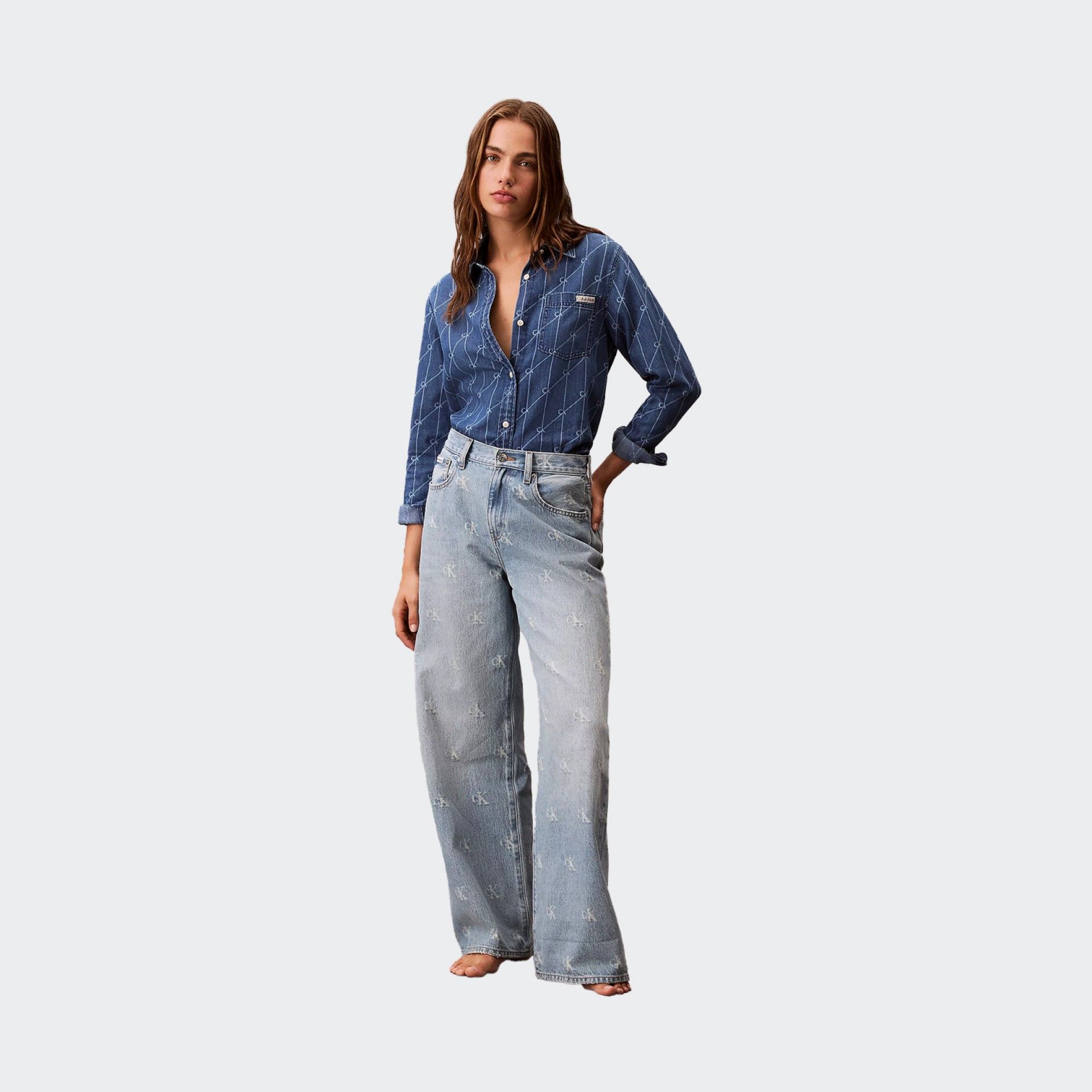 Calvin Klein Wide Leg Jeans