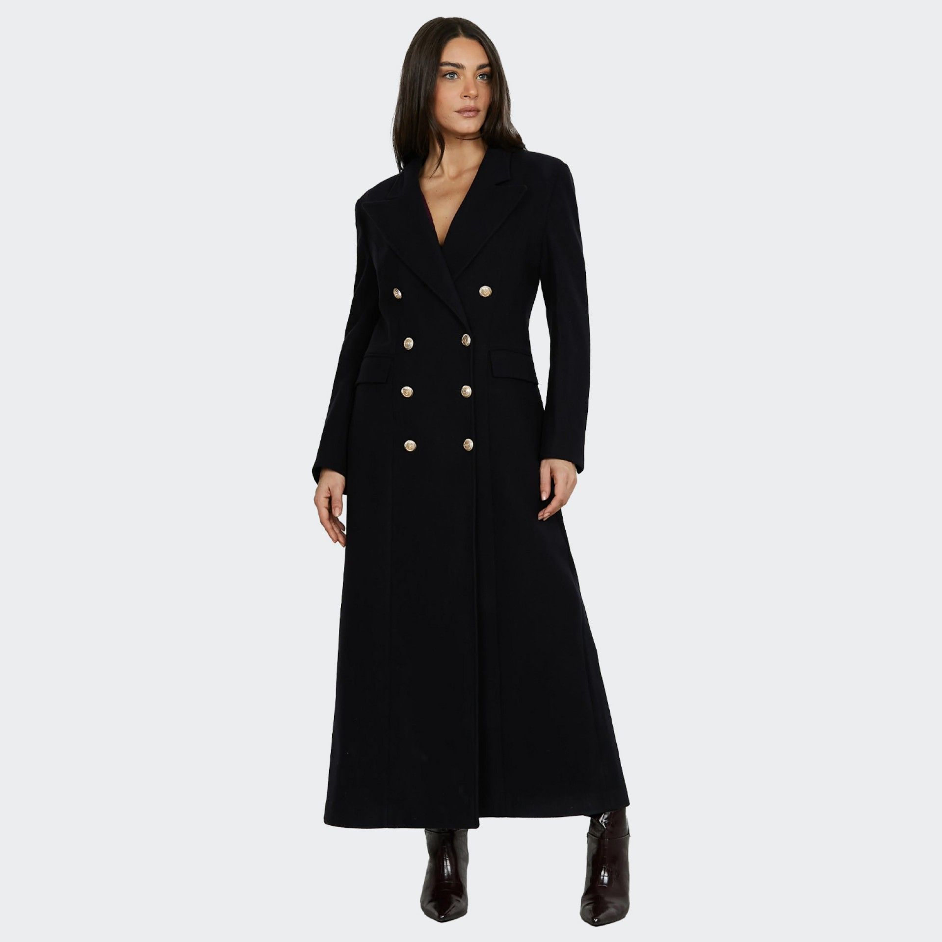 Abrigo largo con abertura en la espalda Relish TERES