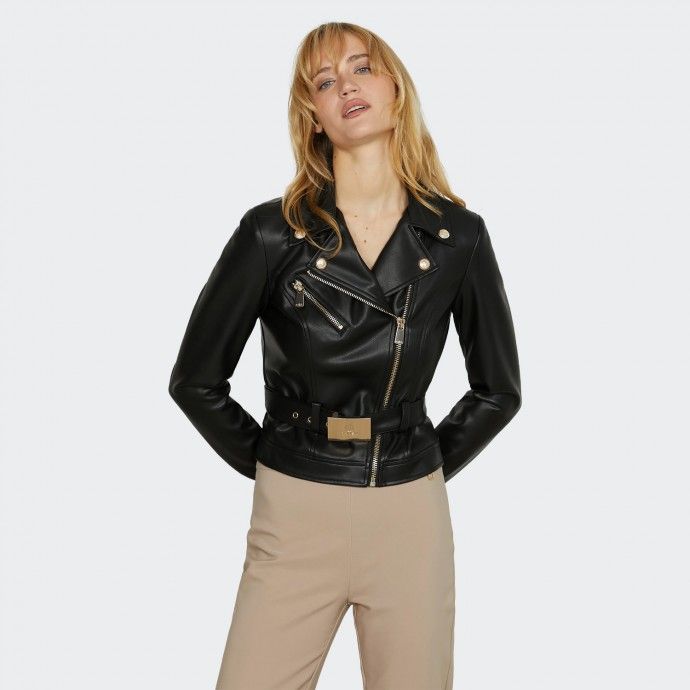 Veste de motard en cuir Relish
