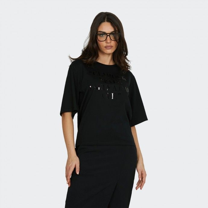 T-shirt com estampado em foil Relish AVIA