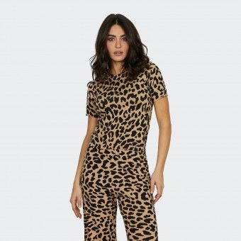 T-shirt de padro animal print Relish