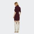 Robe courte  manches courtes avec clous Relish SIGUANG