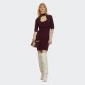 Robe courte  manches courtes avec clous Relish SIGUANG