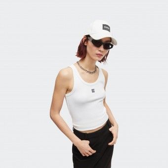 Top de Alas com logo bordado Hugo