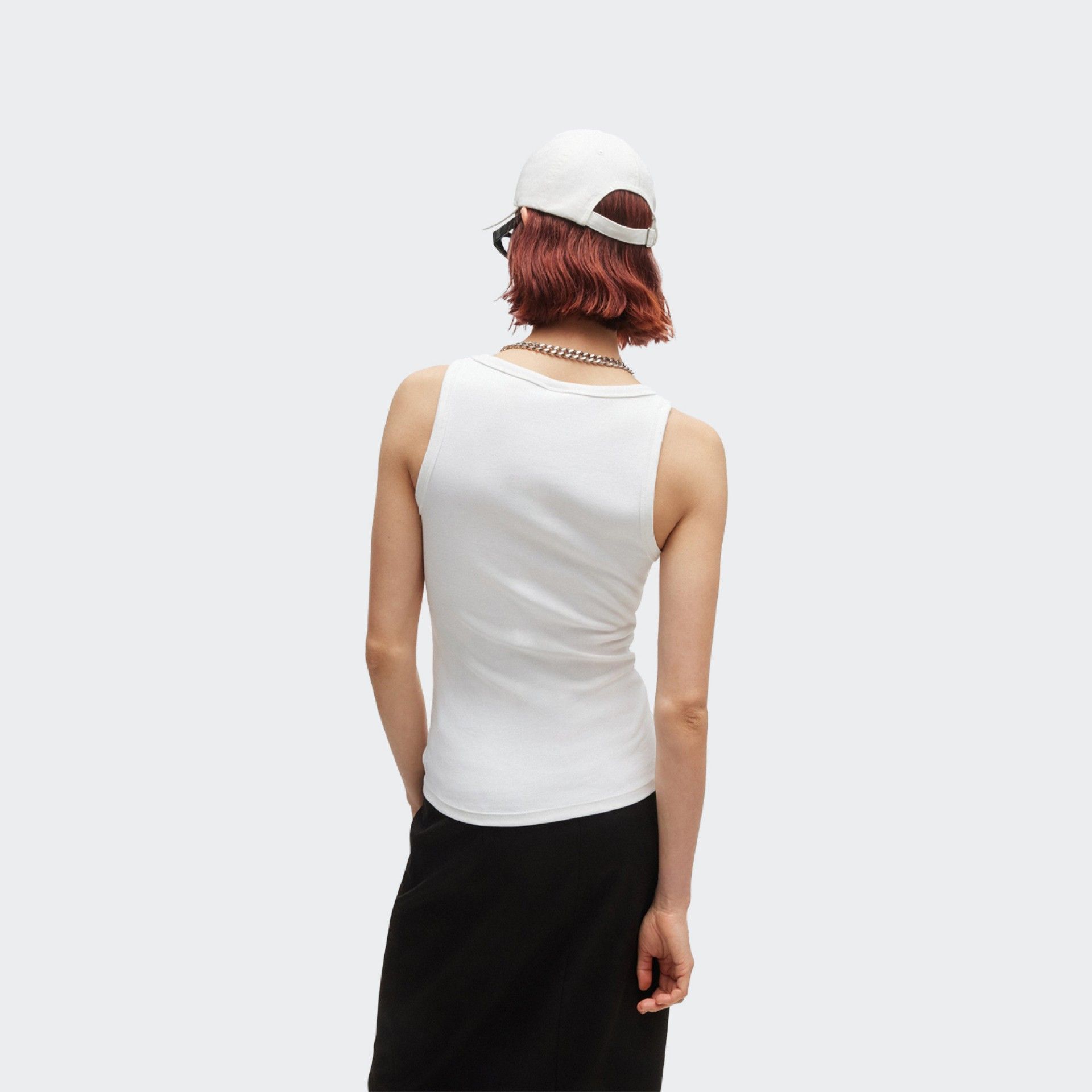 Top de Alças com logo bordado Hugo