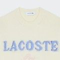 Pull en maille avec lettrage Lacoste