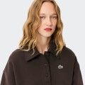 Lacoste Oversized Polo Collar Sweatshirt
