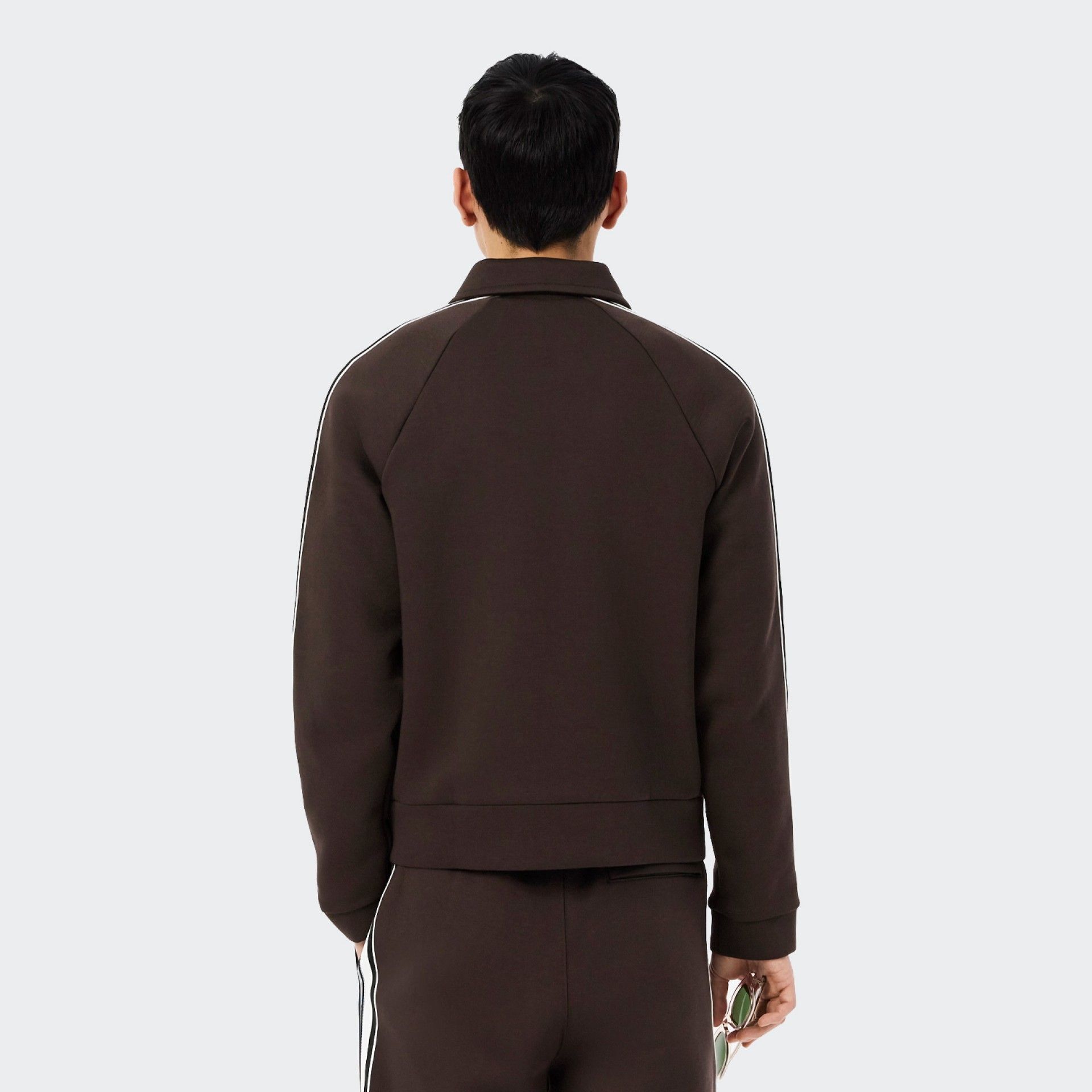 Veste de fabrication française avec fermeture éclair Lacoste