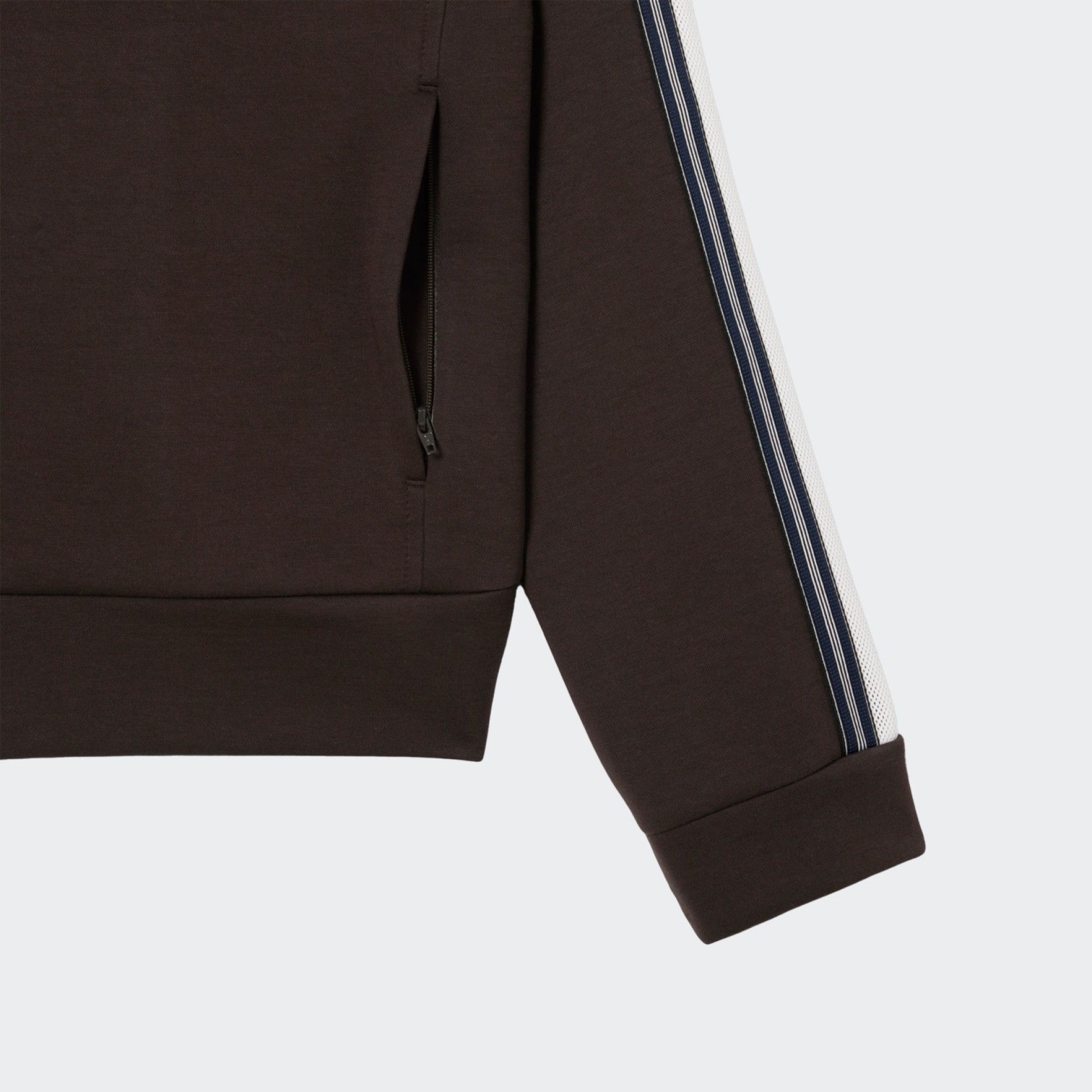 Veste de fabrication française avec fermeture éclair Lacoste