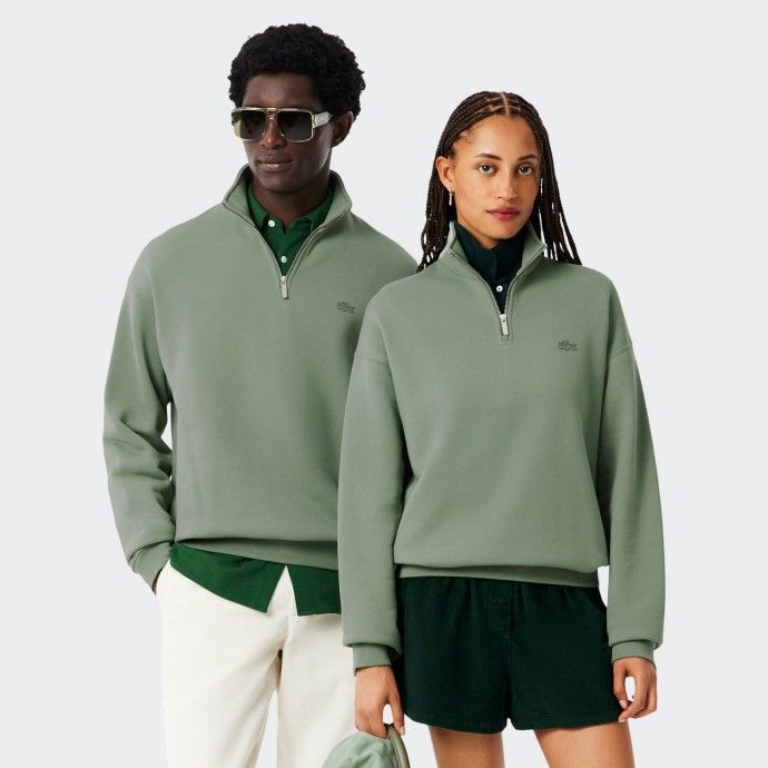 Lacoste zip-up sweater