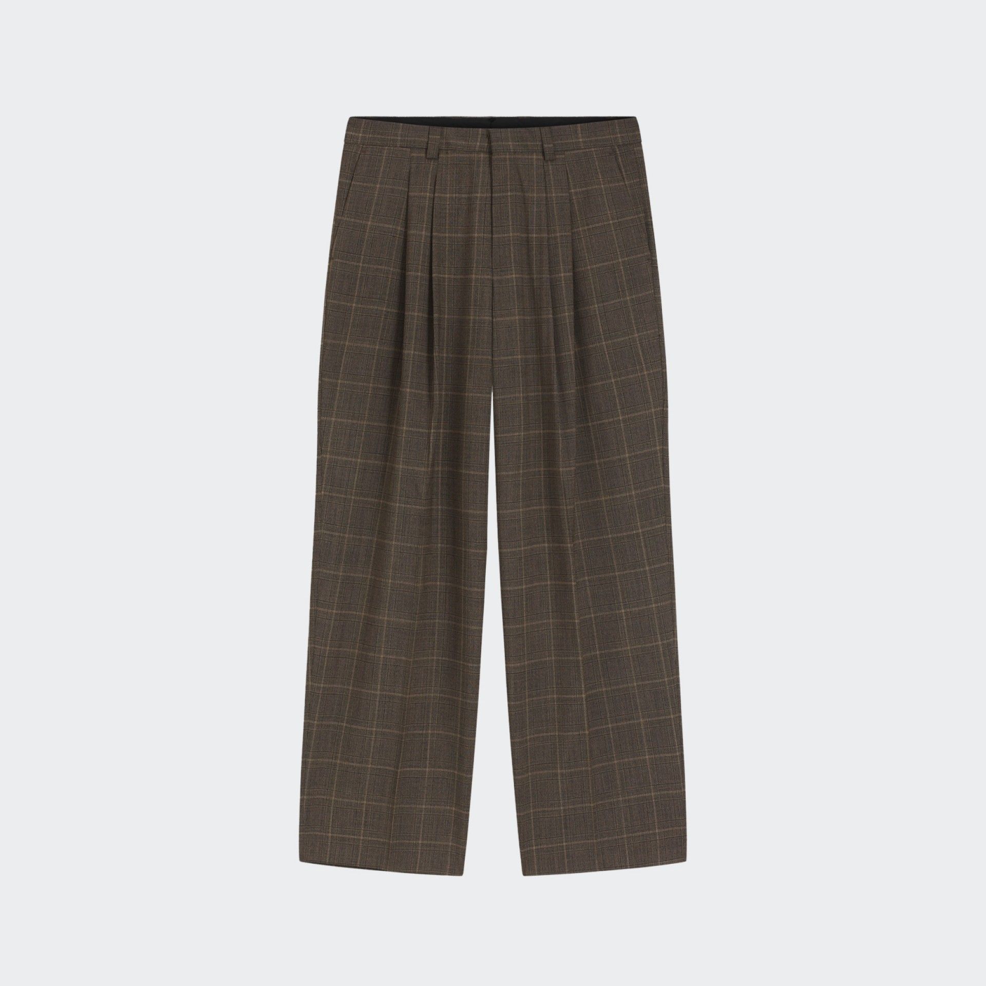 Hugo checkered stretch fabric pants
