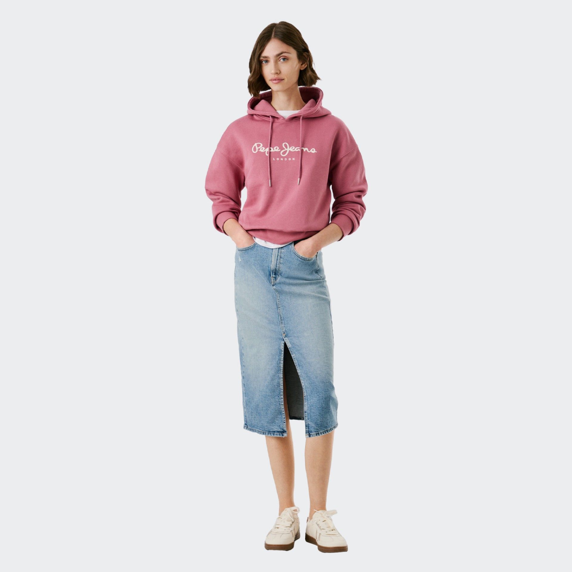 Hoodie Pepe Jeans Baddy Cor-de-rosa