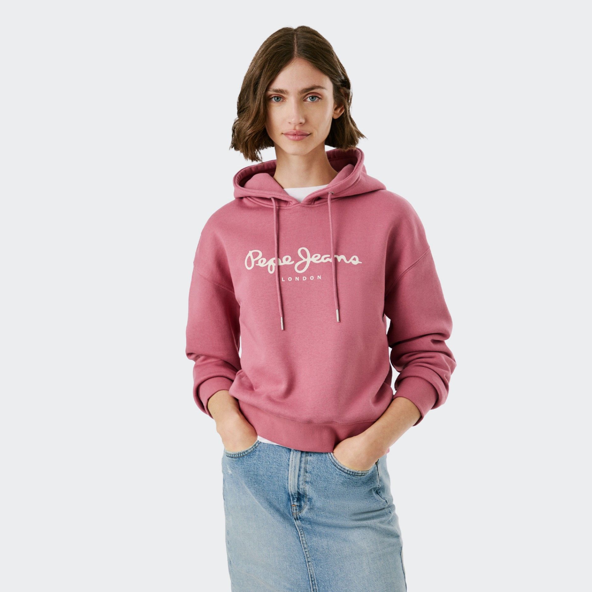 Hoodie Pepe Jeans Baddy Cor-de-rosa