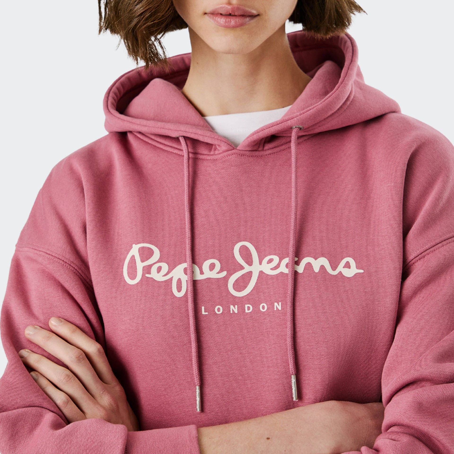Hoodie Pepe Jeans Baddy Cor-de-rosa