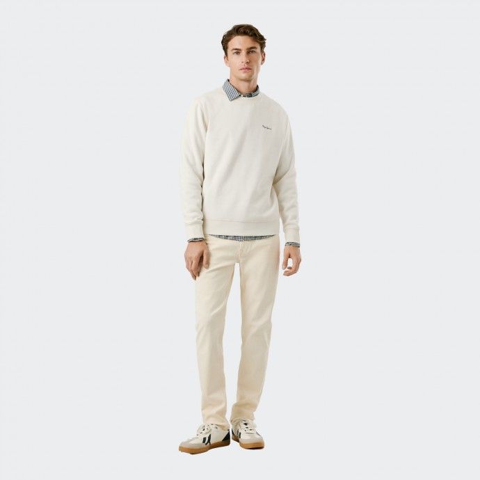 Sweat-shirt coupe rgulire Pepe Jeans Off-white