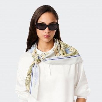 Bufanda con estampado Lacoste de Chantaco
