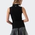 Top de malla con diamantes de imitacin Fracomina