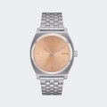 Reloj Nixon Time Teller plateado/coral