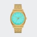 Reloj Nixon Time Teller Turquoise & Gold