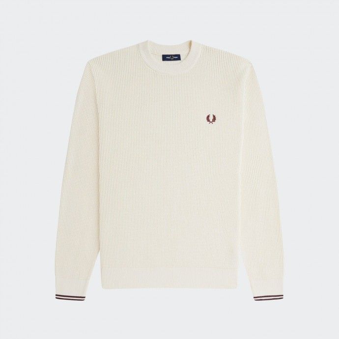 Fred Perry waffle sweater