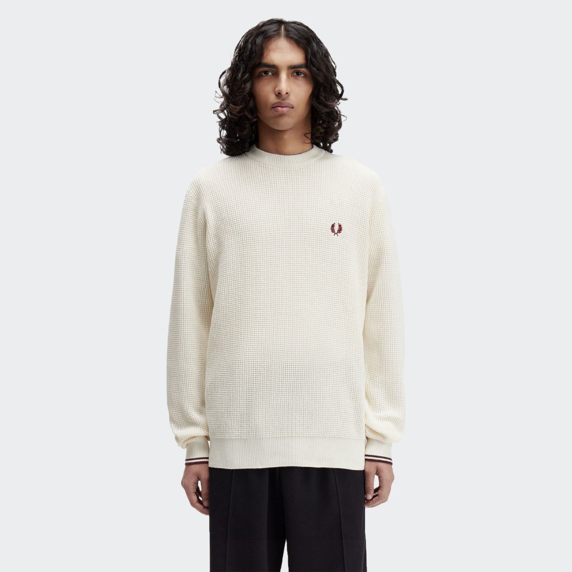 Pull gaufré Fred Perry
