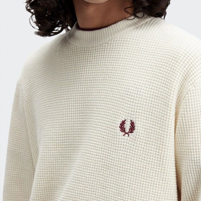 Fred Perry waffle sweater