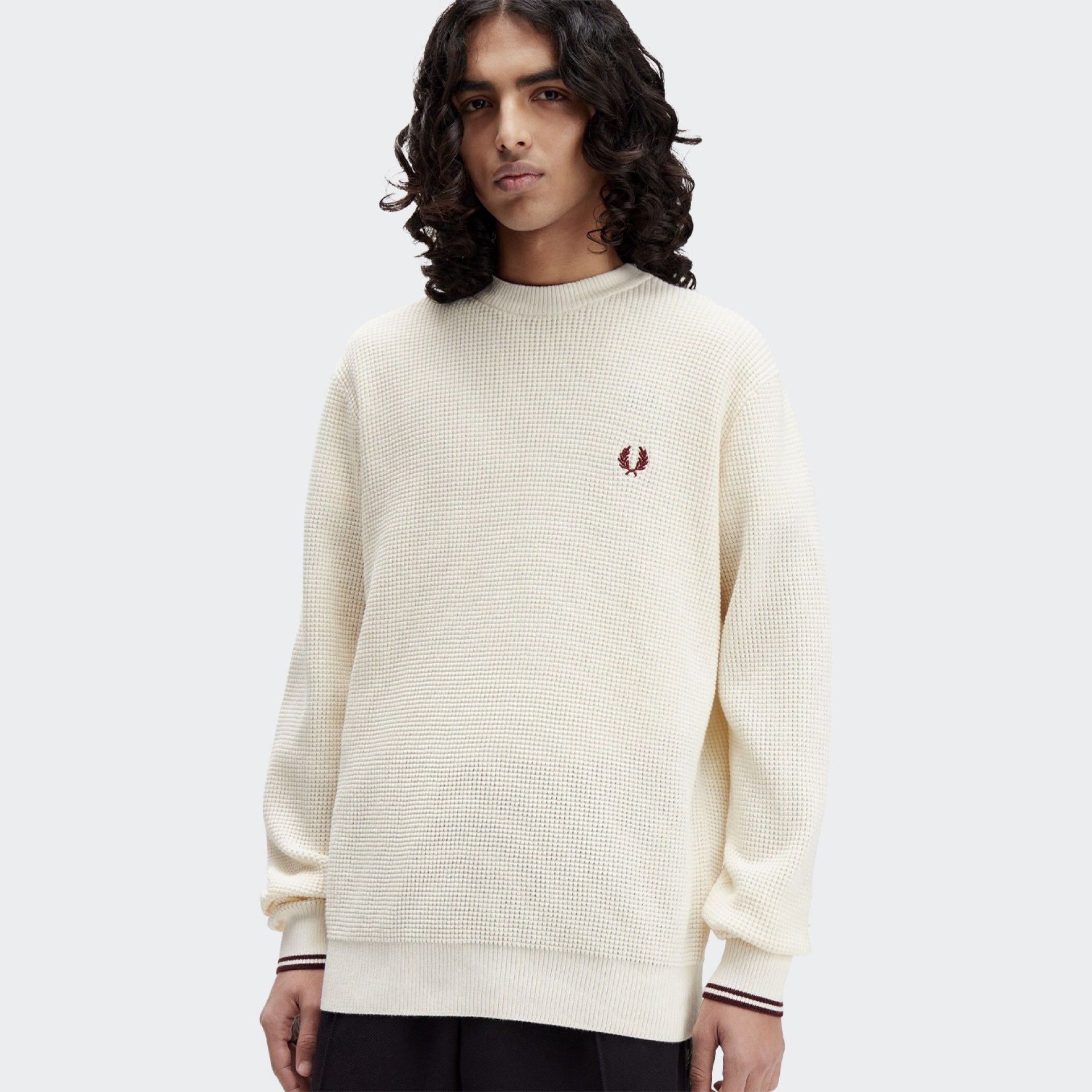 Pull gaufré Fred Perry