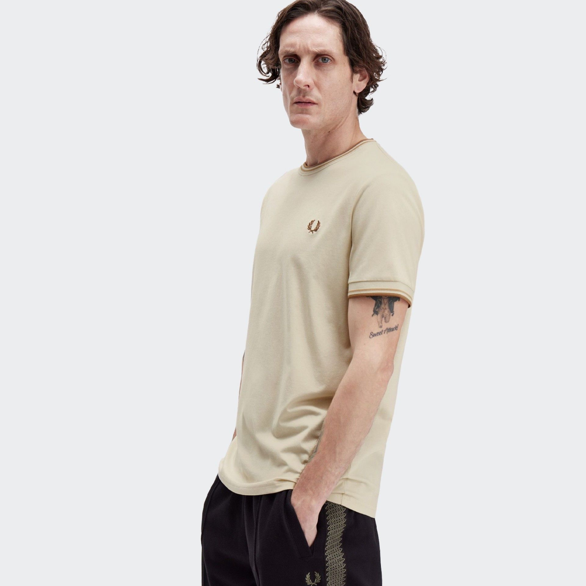 Fred Perry Double Border T-Shirt M1588V