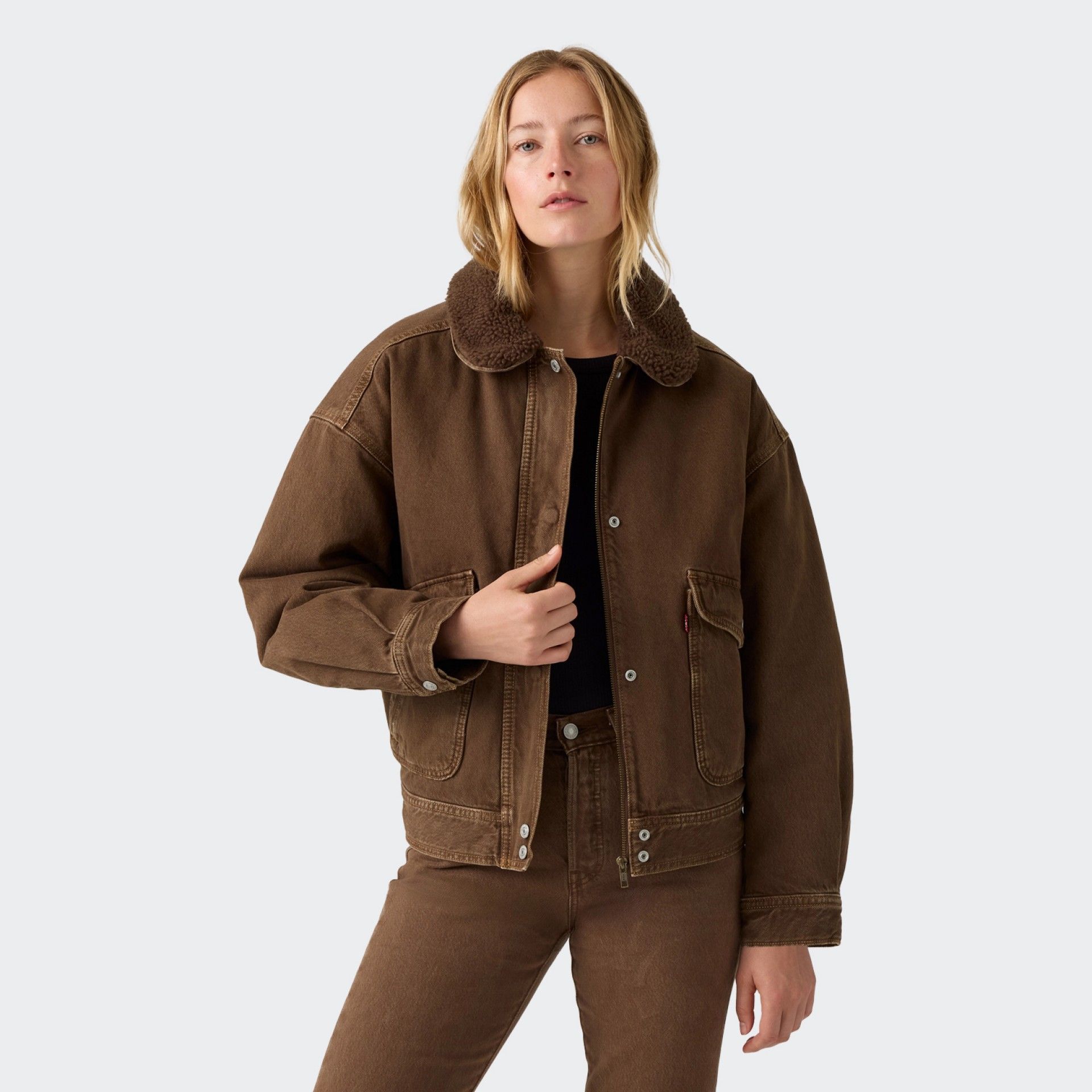 Chaqueta bomber vaquera de corte holgado de Levi's