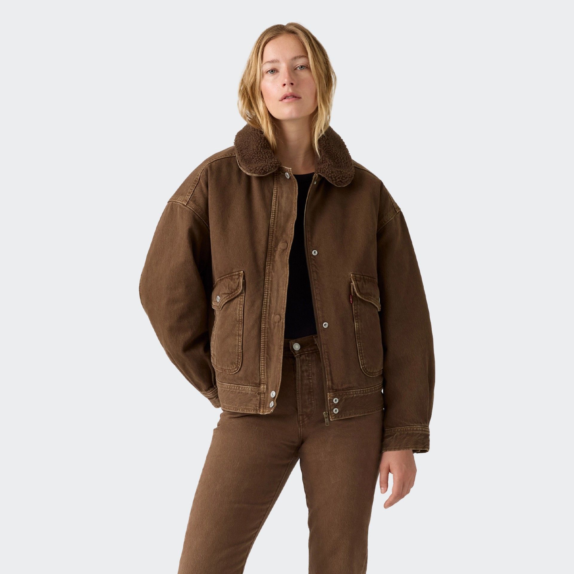 Chaqueta bomber vaquera de corte holgado de Levi's