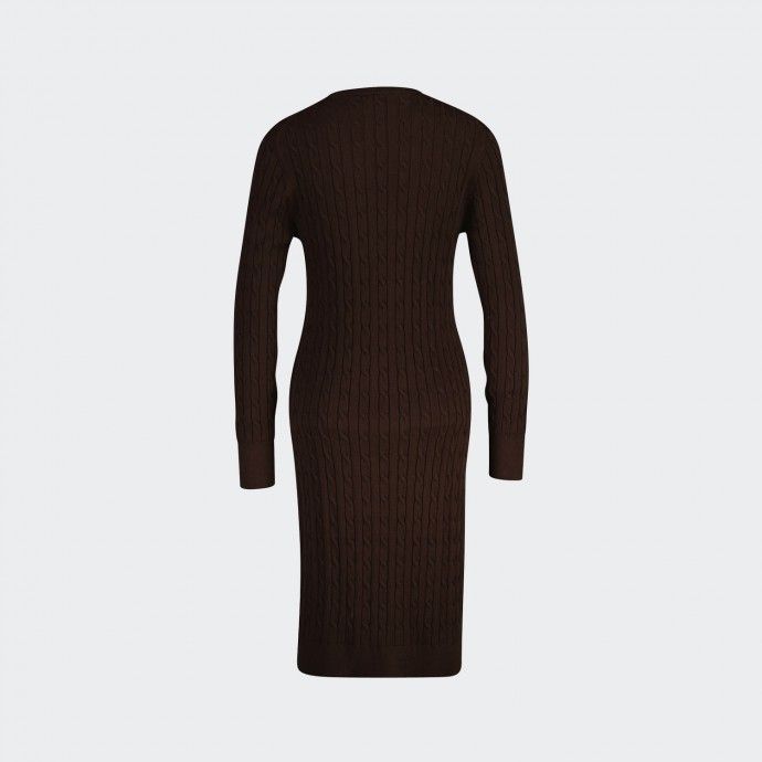 Robe en maille à col rond Gant