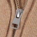 Pull en maille de coton  demi-fermeture clair Gant
