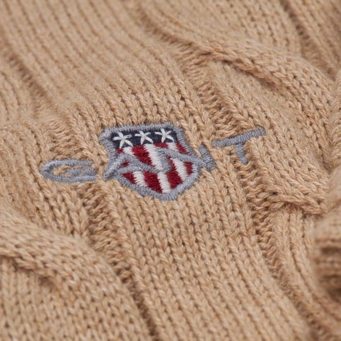 Gant Half-Zip Cotton Knit Sweater