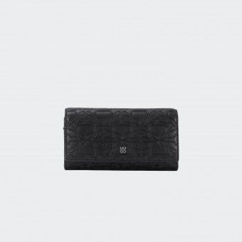 Sac bandoulire monogramme en relief Hugo