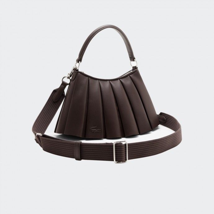 Mala de Pele Lacoste Small Runway Lenglen Leather