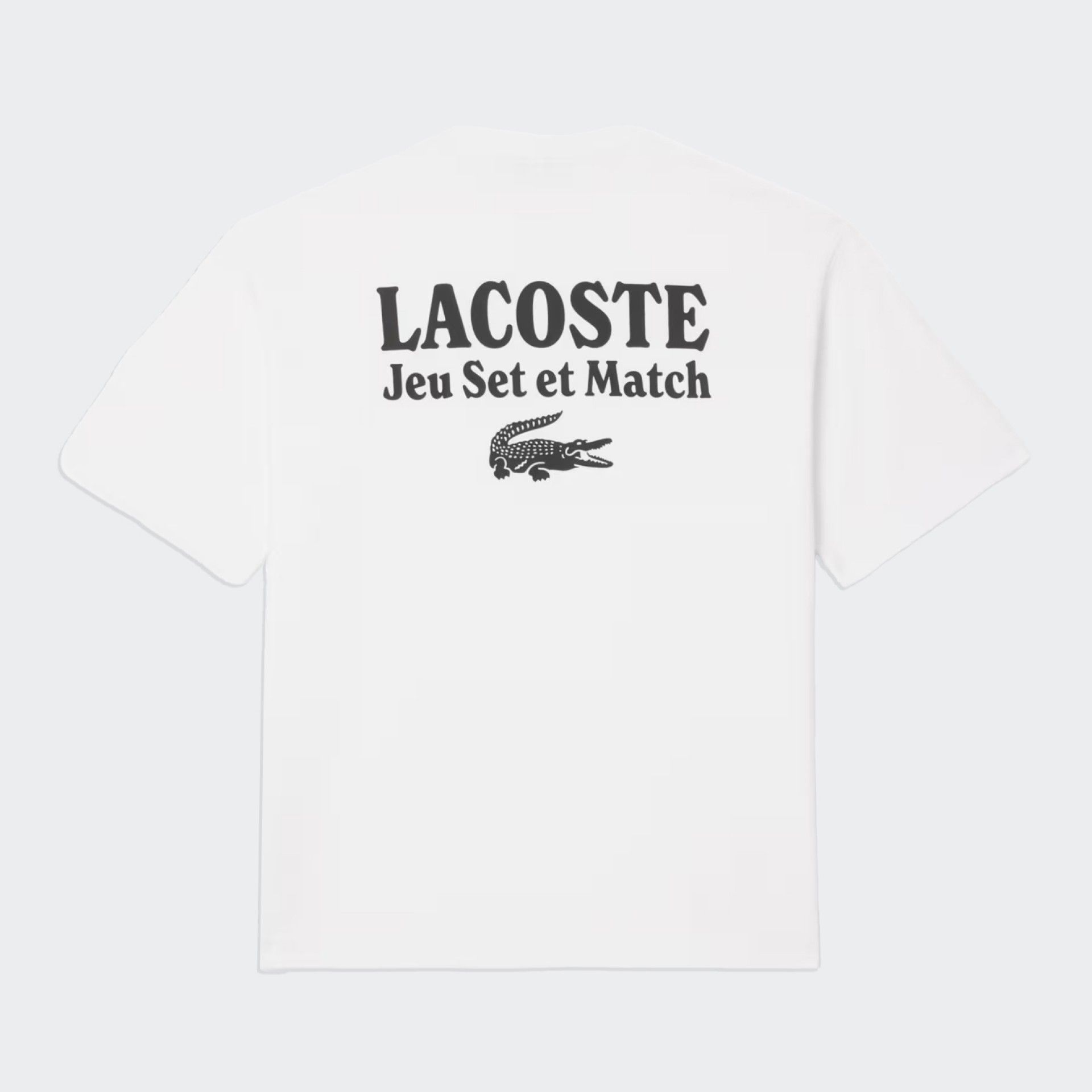 T-shirt ample avec imprimé Lacoste au dos