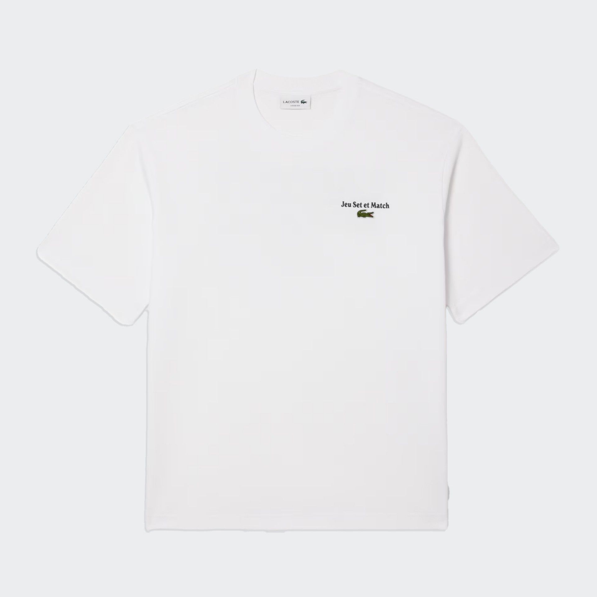 T-shirt ample avec imprimé Lacoste au dos