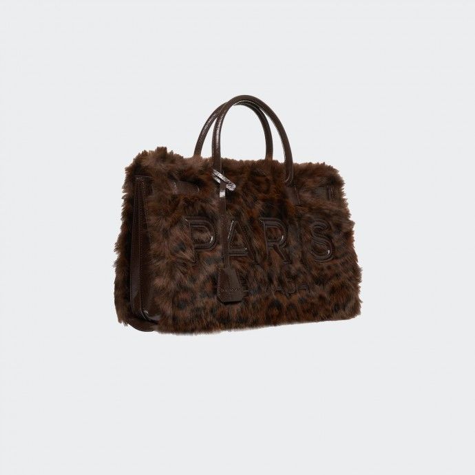 Bolso bandolera Rue Madam Leopard Fur