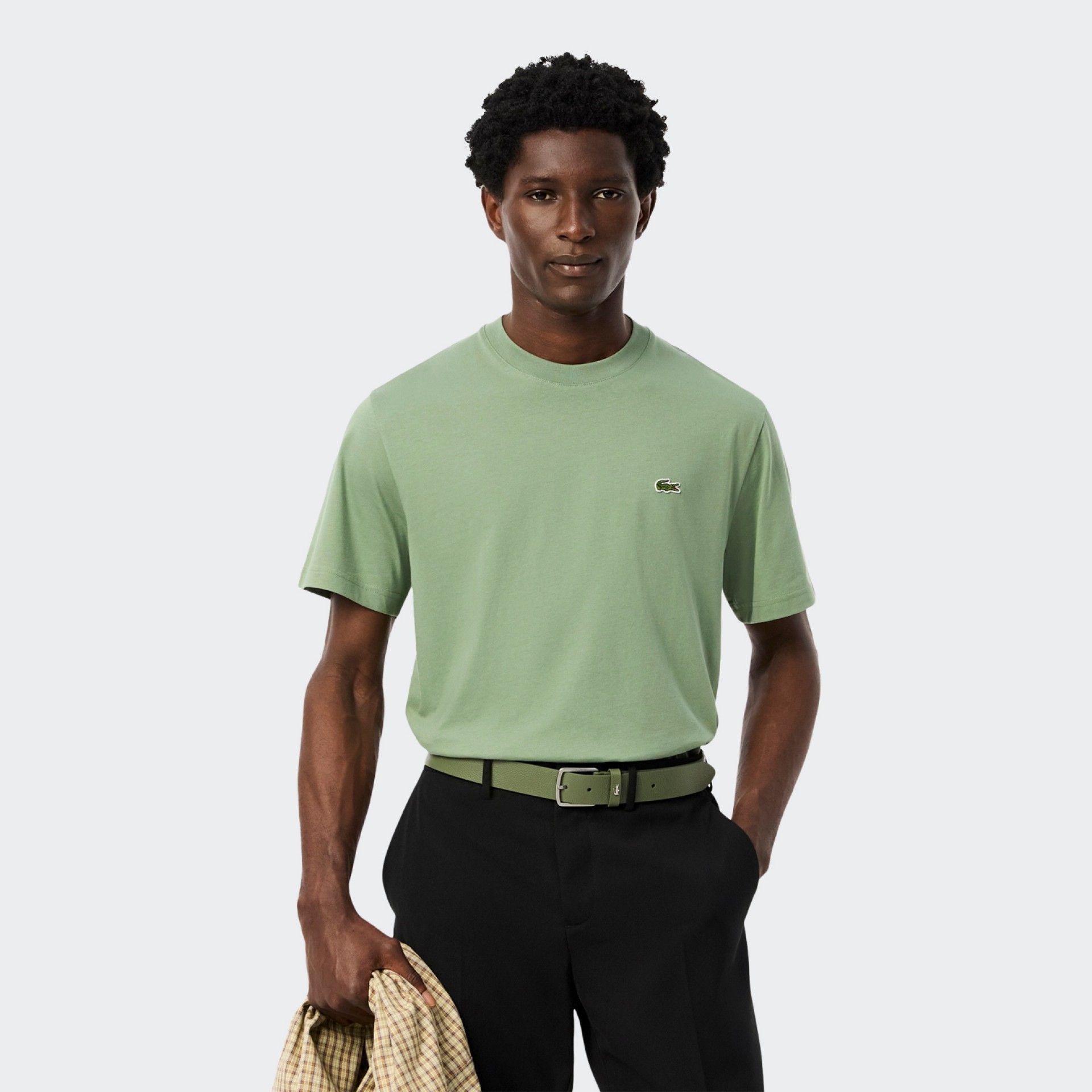 Cotton T-shirt with Lacoste logo