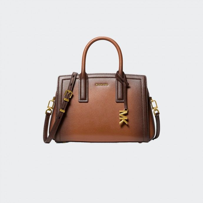 Bolso bandolera Laila de piel pulida de Michael Kors